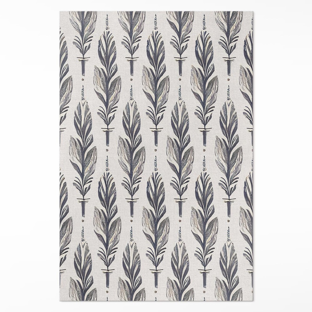 Vinylový koberec Indiánske perie v štýle boho