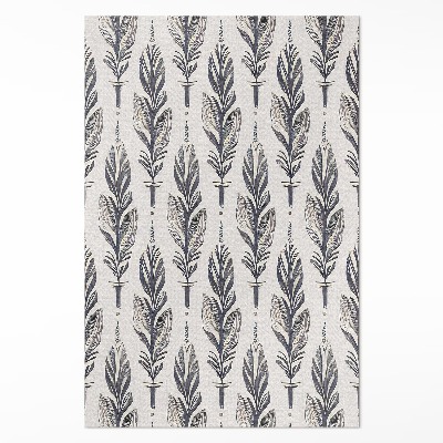 Vinylový koberec Indiánske perie v štýle boho