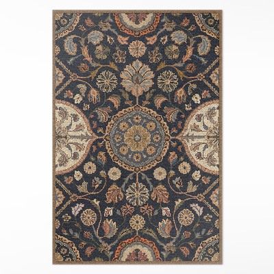 Vinylový koberec Ornament rastlinný dekoratívny vzor vintage