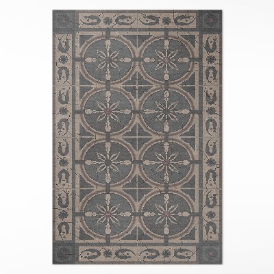 Vinylový koberec Rustikálne geometrické ornamenty