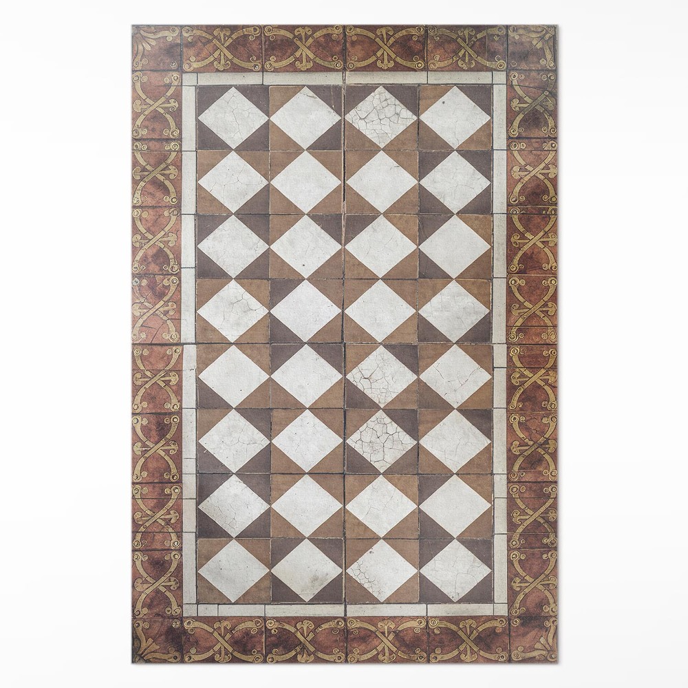 Vinylový koberec Dlaždice v štýle Art Deco