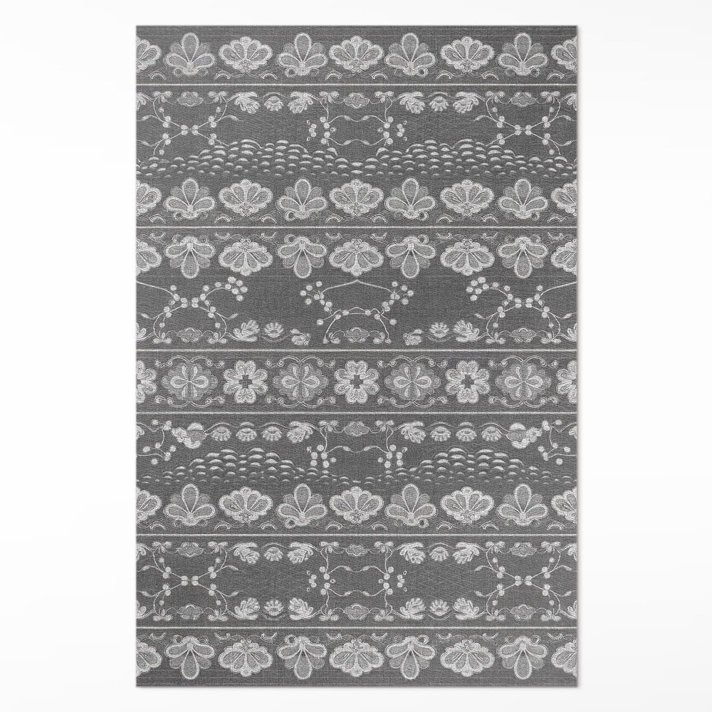 Vinylový koberec Scény záhrady v kvetinových vzoroch