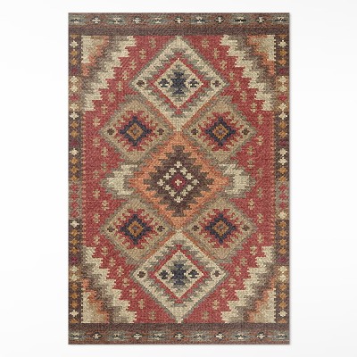 Vinylový koberec Geometrická presnosť aztéckeho umenia