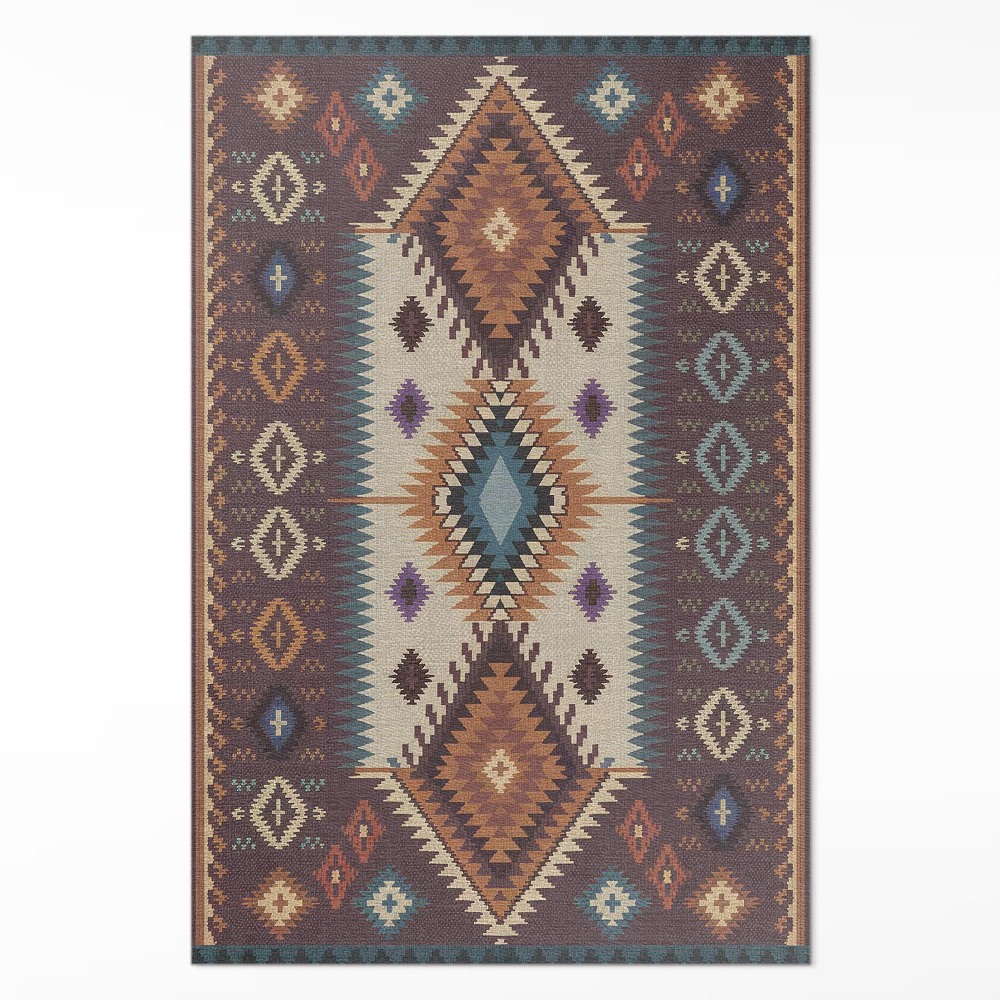 Vinylový koberec Symetrické usporiadania v aztéckom štýle