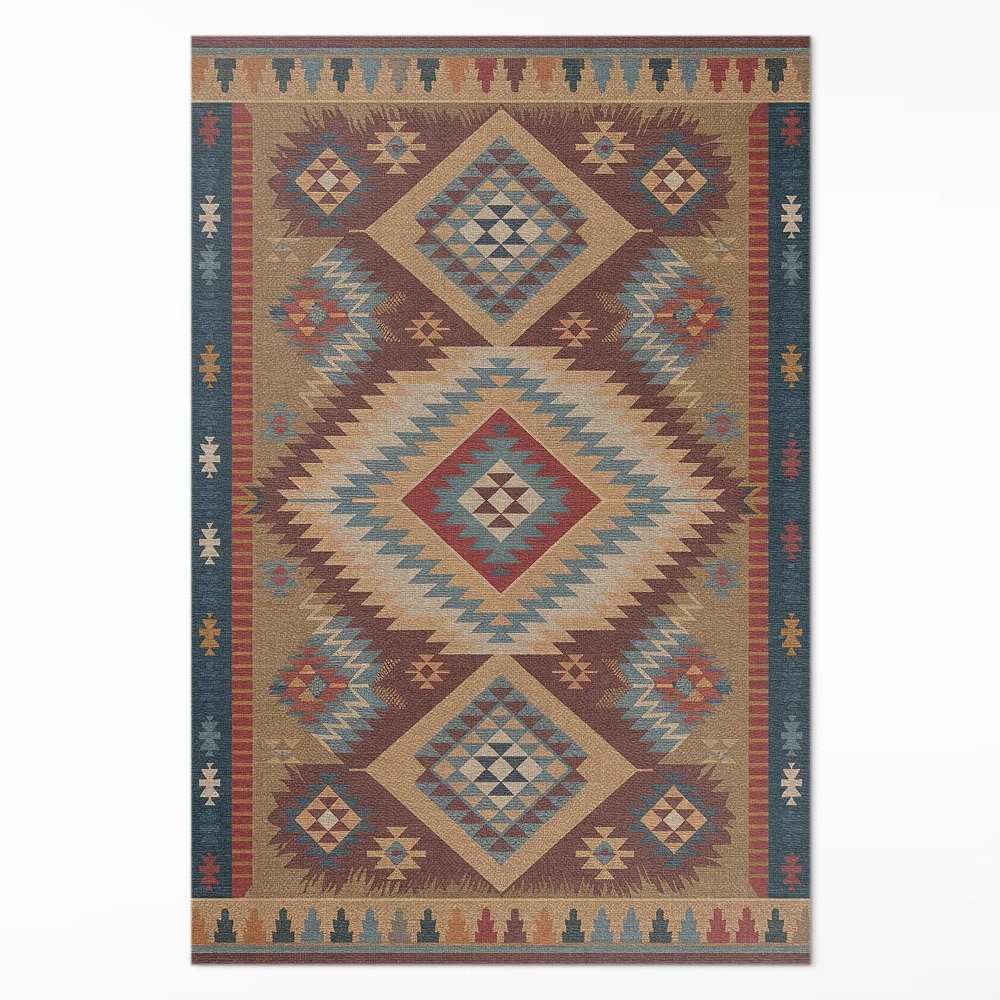 Vinylový koberec Aztécka symetria