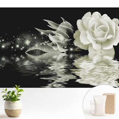 Luxusná tapeta Magická ruža so svietiacim efektom