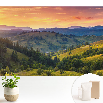 Luxusná tapeta Malebné kopce horskej krajiny