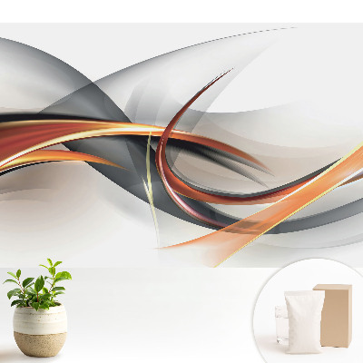 Tapeta na stenu s energickou abstrakciou moderných tvarov