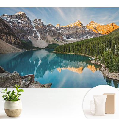 Tapeta na stenu Horská panoráma s jazerom
