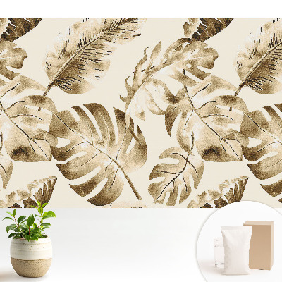 Tapeta s klasickým vzorom tropických listov