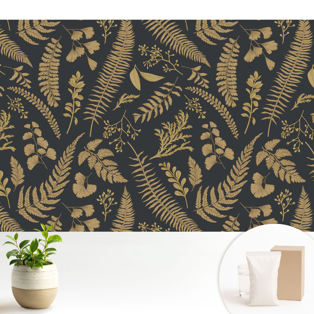 Tapeta Botanický listový vzor elegancia príroda