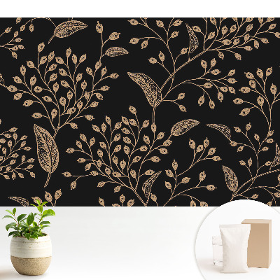 Tapeta na stenu s klasickým kvetinovým vzorom