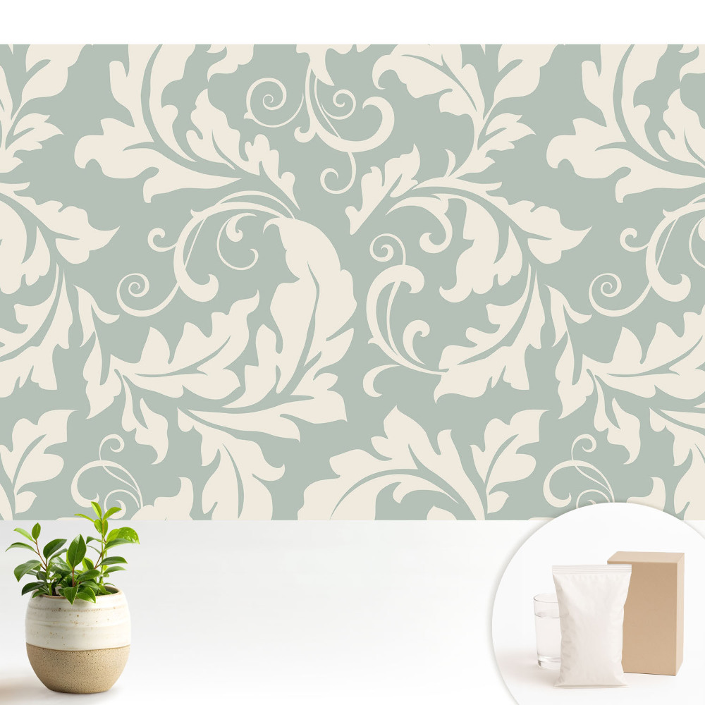 Tapeta Štýlové listy na svetlom pozadí