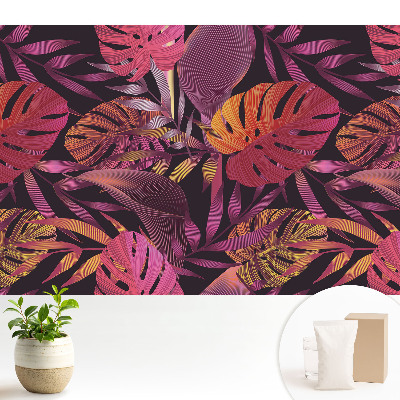 Tapeta Dynamický energetický vzor exotických listov
