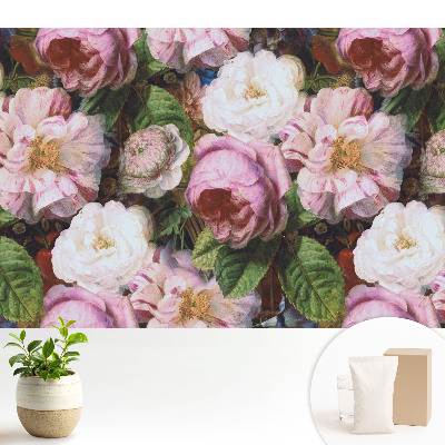 Luxusná tapeta s kvetinovým motívom v klasickom štýle