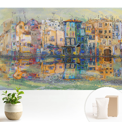 Luxusná tapeta Farebná krajina s odrazom vo vode