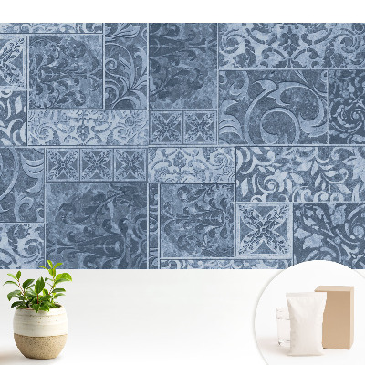 Luxusná tapeta Modrý vintage vzor