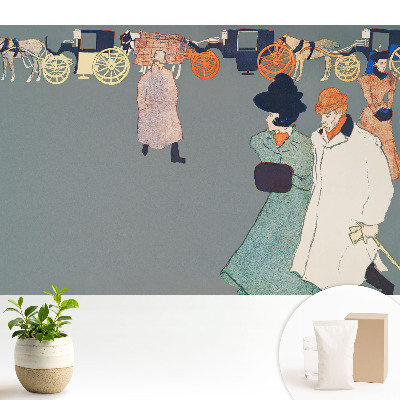 Tapeta na stenu Ilustratívna nostalgia v retro štýle