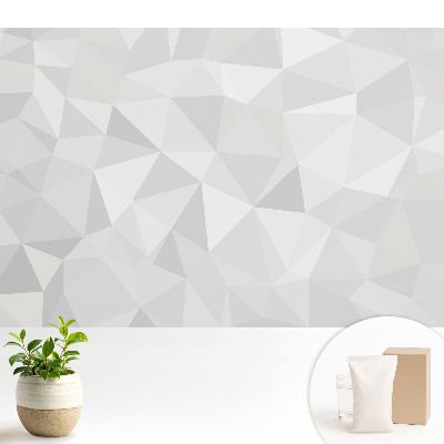 Tapeta do obývačky Geometrické sivé odtiene, harmónia minimalizmu