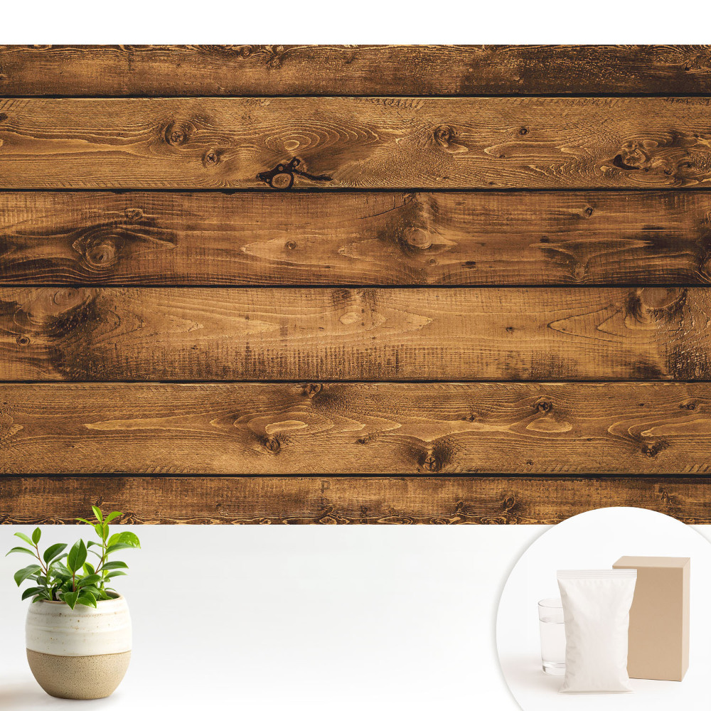 Tapeta Rustikálne drevené dosky v harmónii