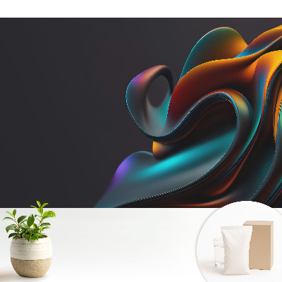 Tapeta s abstraktným vírom farieb
