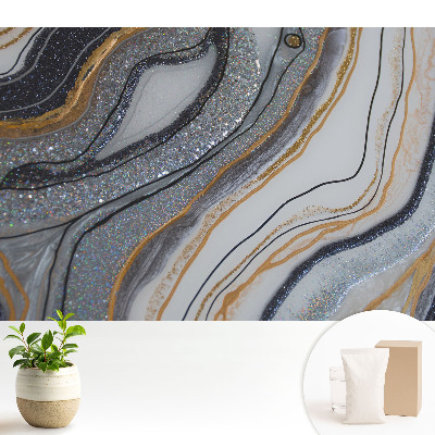 Tapeta Abstraktné vlny elegantnej žiary.