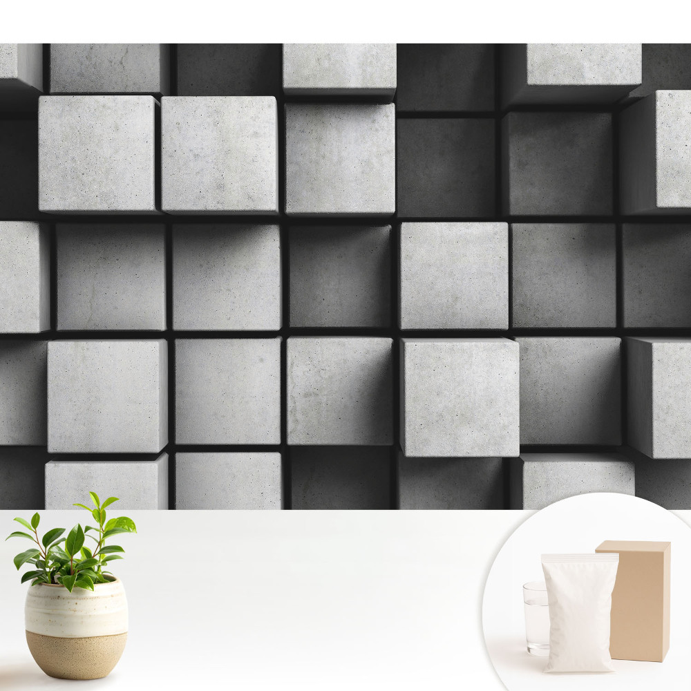 Luxusná tapeta Trojrozmerné priestorové kocky