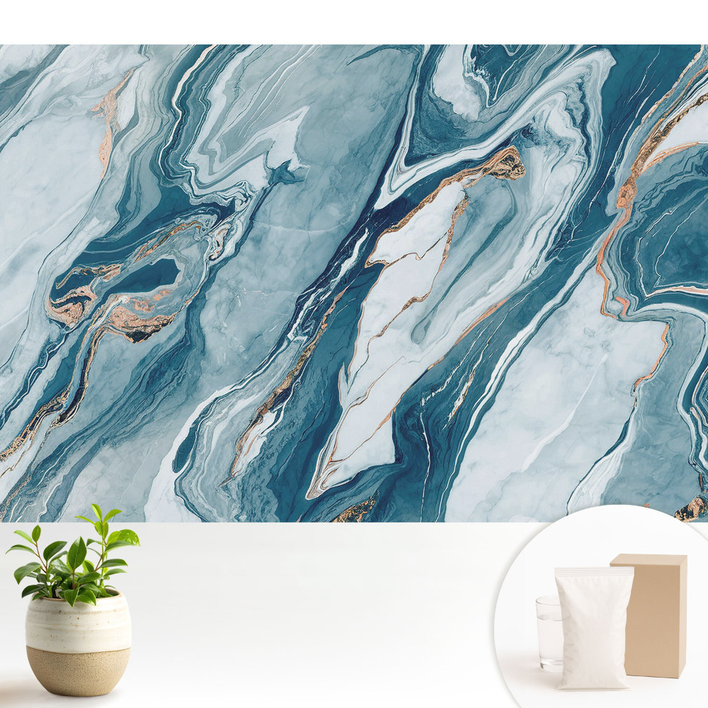 Tapeta na stenu Abstraktné mramorové čiary a vlny