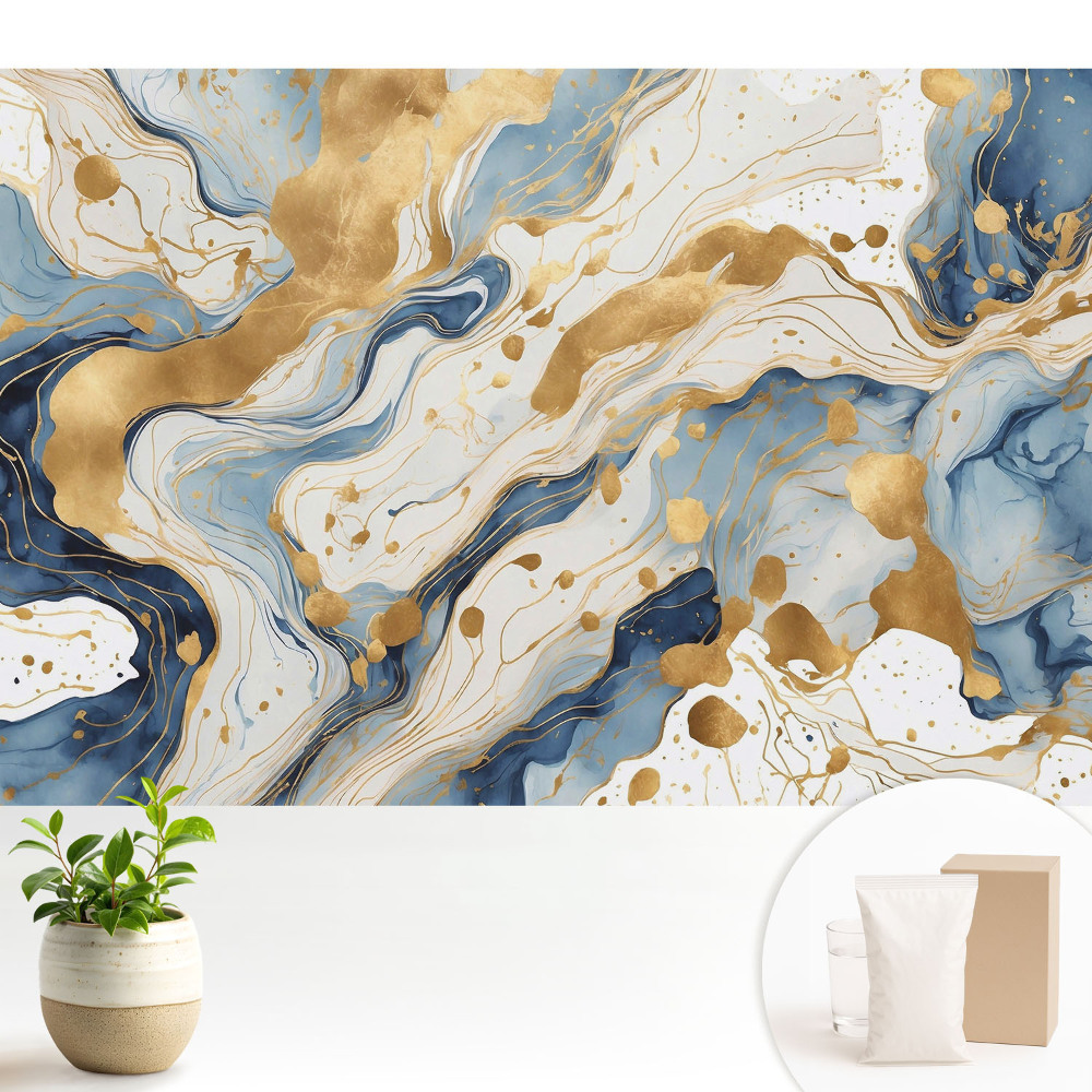 Tapeta na stenu Harmónia plynulých línií a farieb