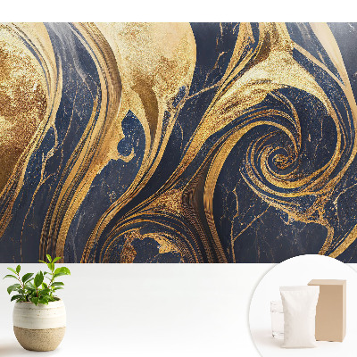 Tapeta do obývačky s elegantnými abstraktnými vírami a čiarami