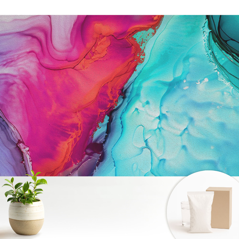 Tapeta do obývačky Farebná energetická abstrakcia