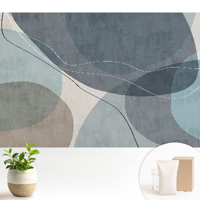 Tapeta Abstraktné tvary, pokojná atmosféra