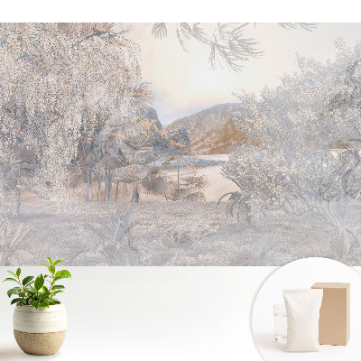 Luxusná tapeta s motívom exotickej prírodnej krajiny