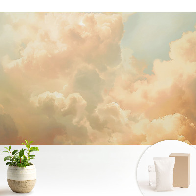 Tapeta do obývačky Pastelové oblaky sny o mieri