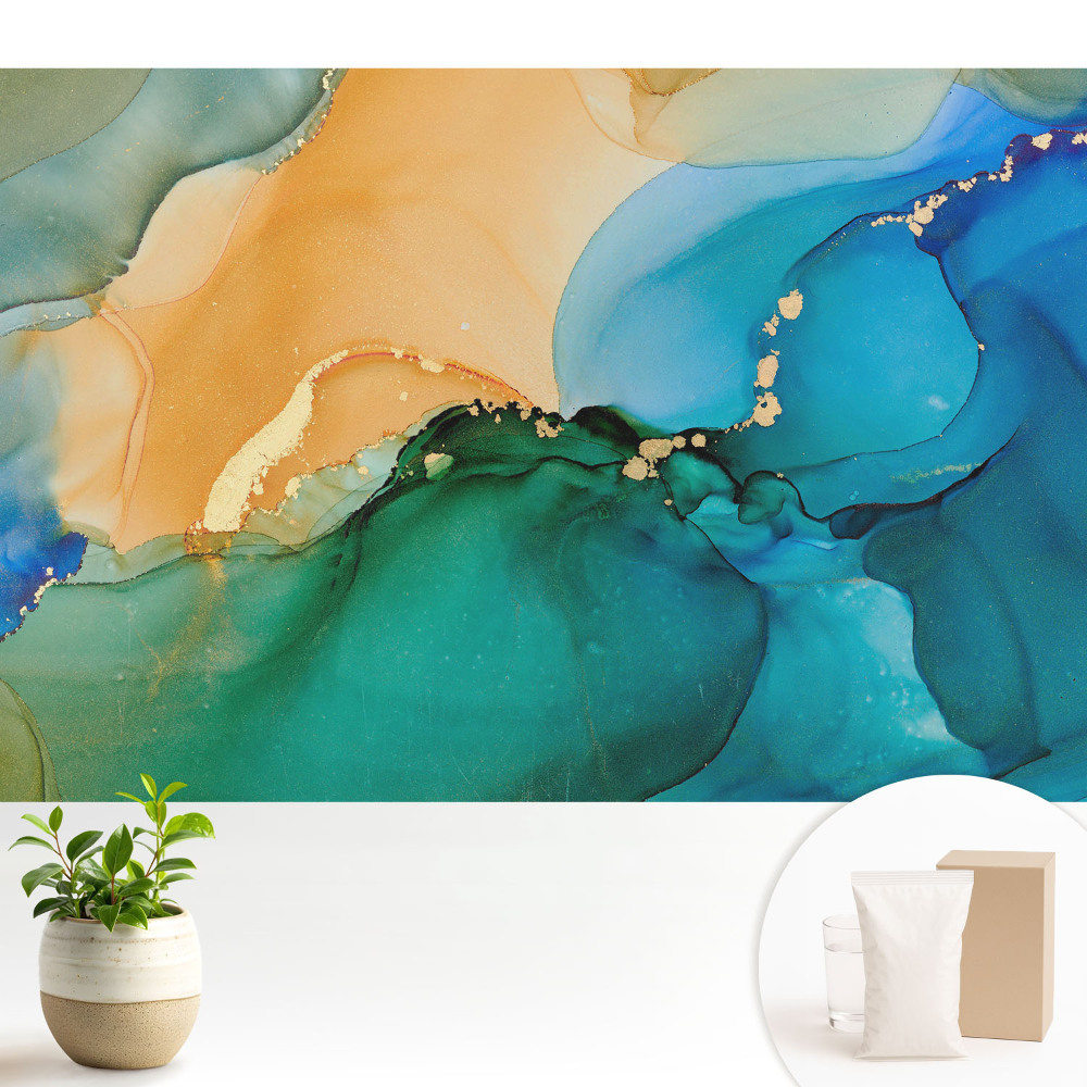 Tapeta Abstraktné farebné prechody a tvary