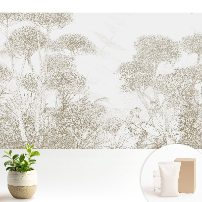 Tapeta na stenu s motívom exotickej džungľovej krajiny