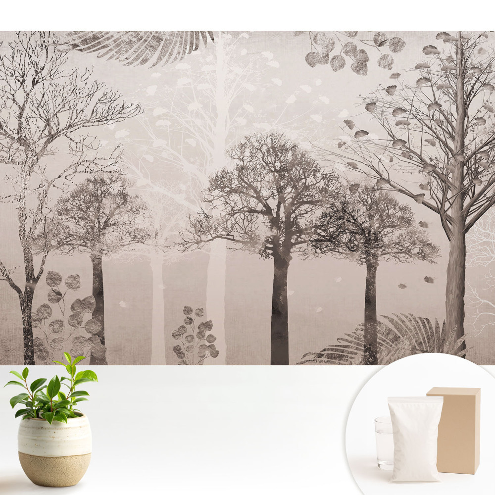 Luxusná tapeta Upokojujúca lesná krajina