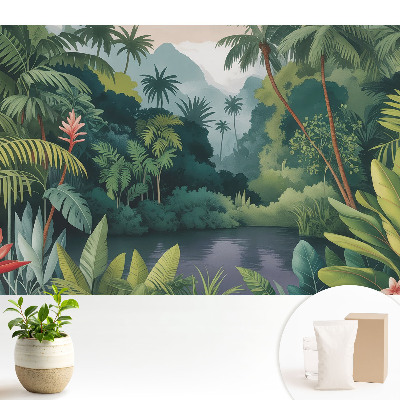 Tapeta Relaxačná harmónia tropickej džungle