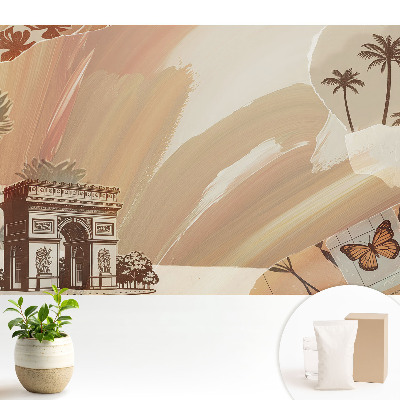 Tapeta na stenu s motívom exotických cestovných tém