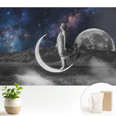 Tapeta na stenu Kozmická elegancia mystická žena mesiac