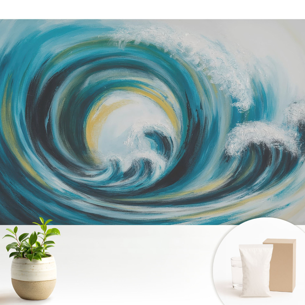 Tapeta Dynamická vlnová abstrakcia