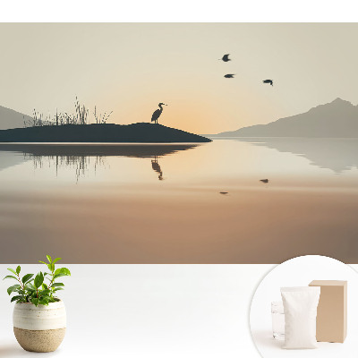 Tapeta do obývačky Tiché ráno pri jazere