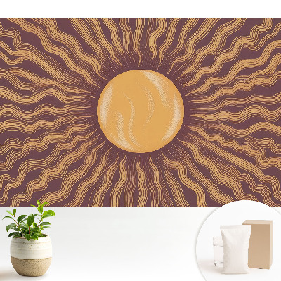 Luxusná tapeta Energická kompozícia slnka a vĺn