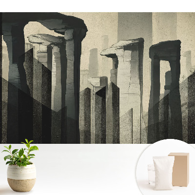 Tapeta Monumentálne stĺpy so symetrickými kompozíciami
