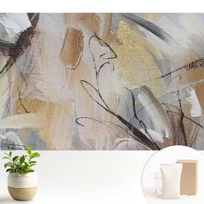 Tapeta s umeleckým abstraktným motívom farebných čiar