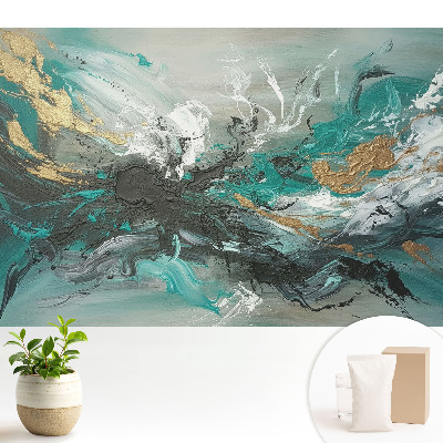 Tapeta na stenu Abstraktná kompozícia farieb plná energie