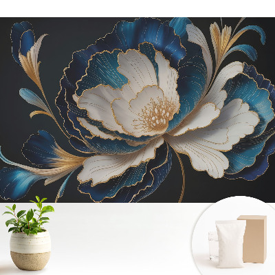 Tapeta Elegancia a sviežosť veľkých kvetov