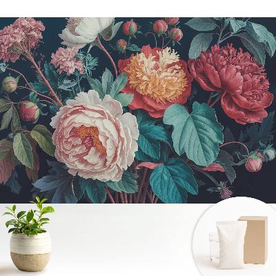 Tapeta do obývačky Klasická harmónia kvetov