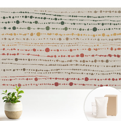 Luxusná tapeta Farebné čiary a bodky