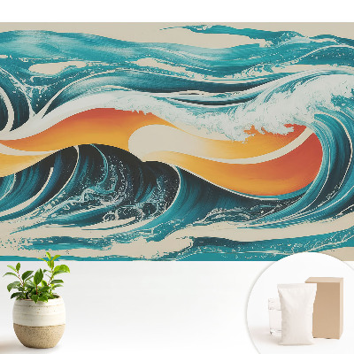 Luxusná tapeta Abstraktný oceán energie
